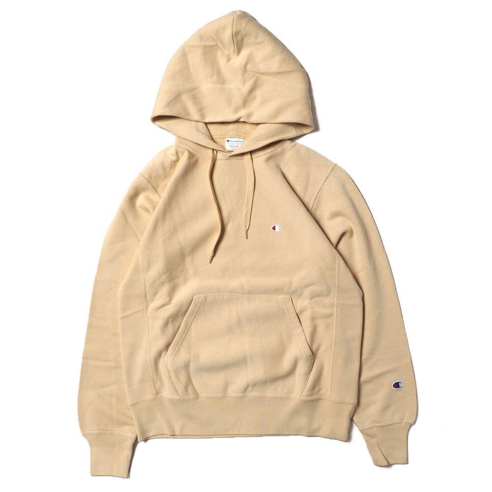 Champion - 男裝Reverse Weave 連帽衣 米黃