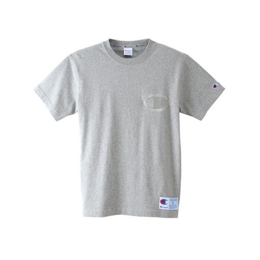 Champion - 男裝AS刺繡Logo短Tee 白