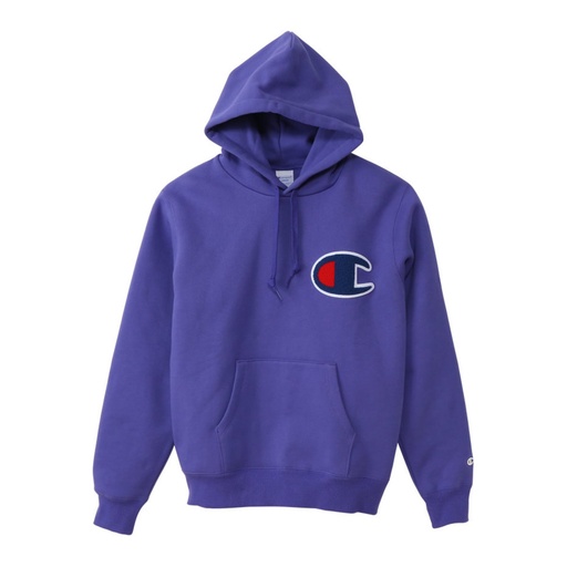 Champion - 男裝AS大C Logo連帽衣 紫